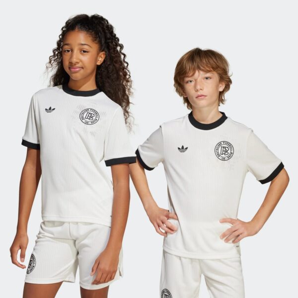 Maillot 125 Anniversaire Allemagne Junior 2025 Blanc - Image 2