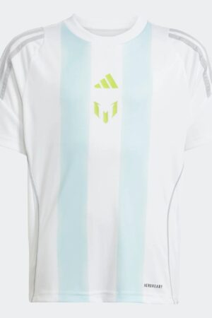 Maillot Adidas Messi Training Junior 2025 Blanc/Bleu
