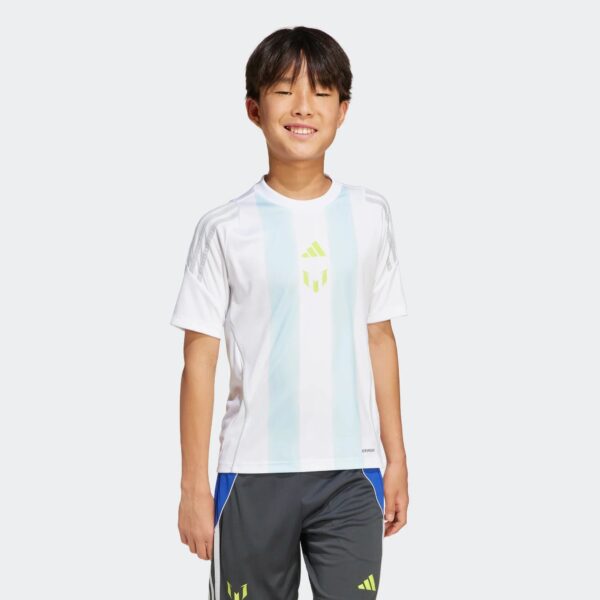 Maillot Adidas Messi Training Junior 2025 Blanc/Bleu - Image 6