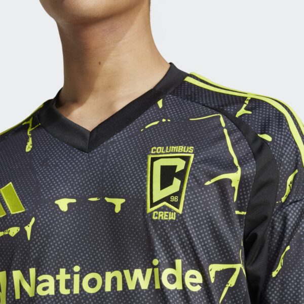 Maillot Columbus Crew Extérieur Homme 2025/26 Noir - Image 3