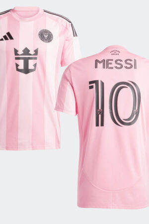 Maillot Inter Miami Domicile Messi N°10 Homme 2025/26 Rose