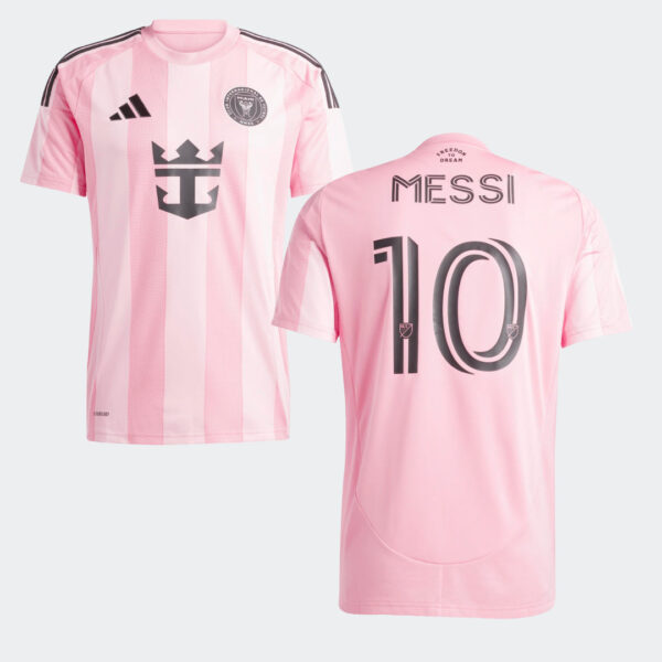 Maillot Inter Miami Domicile Messi N°10 Homme 2025/26 Rose