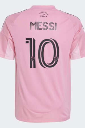 Maillot Inter Miami Domicile Messi N°10 Junior 2025/26 Rose