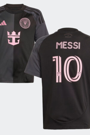Maillot Inter Miami Extérieur Messi N°10 Junior 2025/26 Noir
