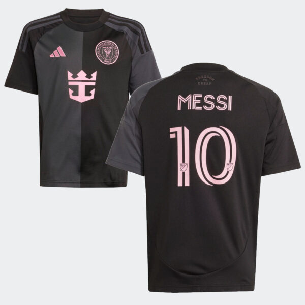 Maillot Inter Miami Extérieur Messi N°10 Junior 2025/26 Noir