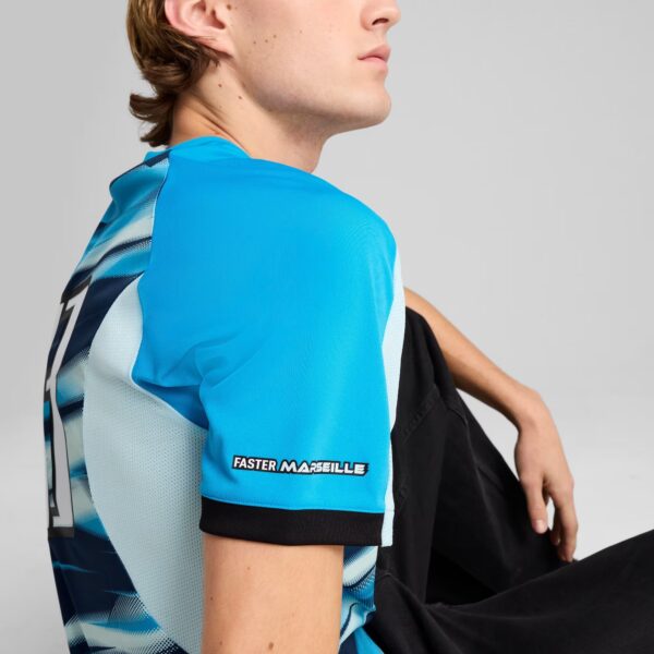 Maillot OM Faster Training Adulte 2025 Bleu - Image 6