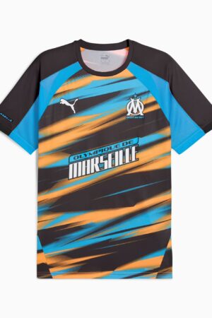 Maillot OM Faster Training Adulte 2025 Bleu/Orange