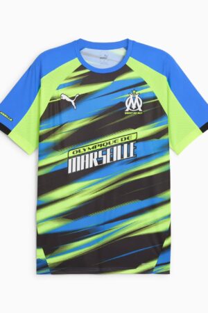 Maillot OM Faster Training Adulte 2025 Bleu/Vert