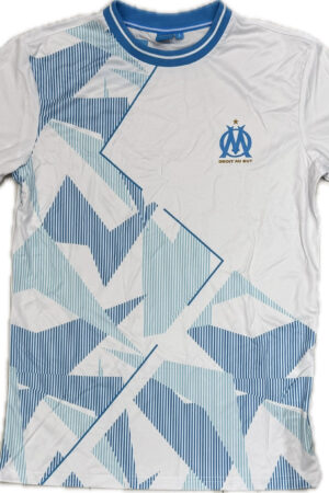 Maillot OM Logo Adulte 2025 Blanc