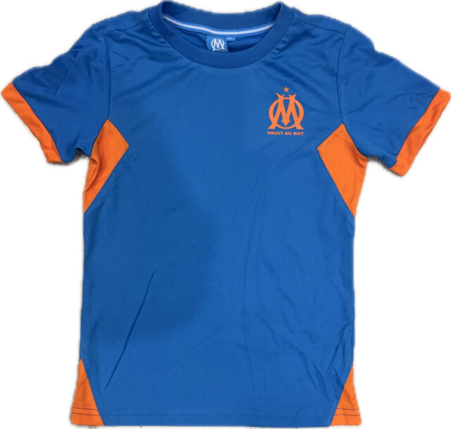Maillot OM Sublimé Marseille Junior 2025 Bleu/Orange