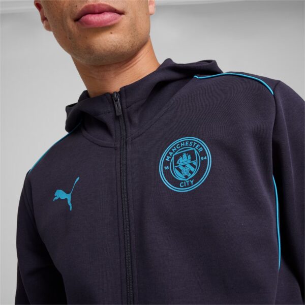 Veste à Capuche Manchester City Casuals Homme 2024/25 Bleu Nuit - Image 4