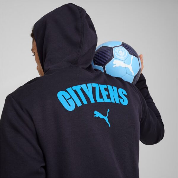 Veste à Capuche Manchester City Casuals Homme 2024/25 Bleu Nuit - Image 3