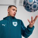 Veste à Capuche OM Pre-match Homme 2024/25 Bleu