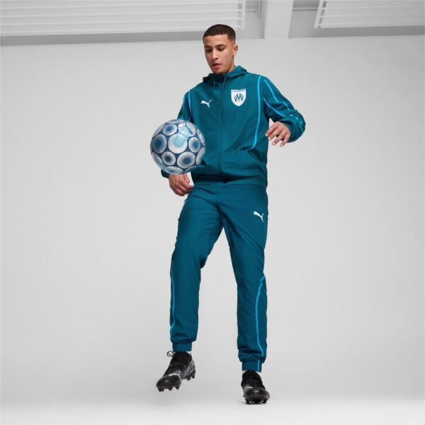 Veste à Capuche OM Pre-match Homme 2024/25 Bleu - Image 7