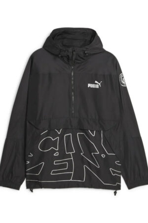 Veste à Capuche Manchester City FtblStatement Homme 2023/24 Noir