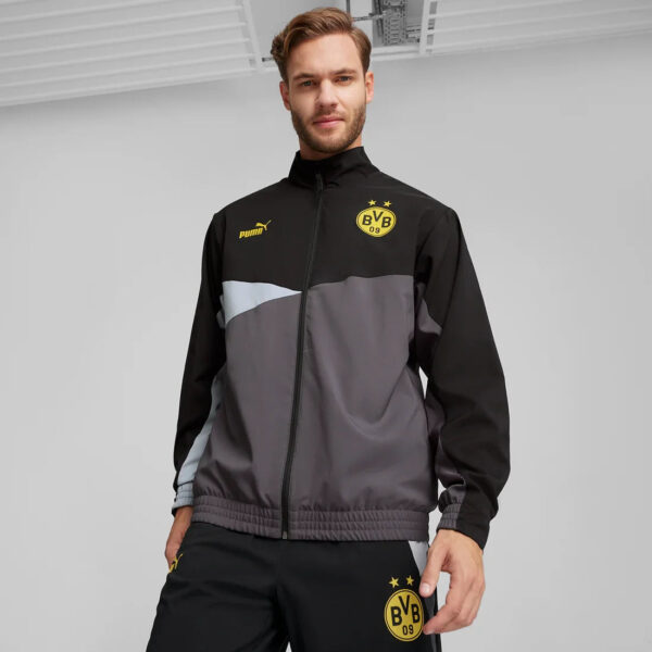 Veste Borussia Dortmund Woven Homme 2023/24 Noir ( BVB ) - Image 2