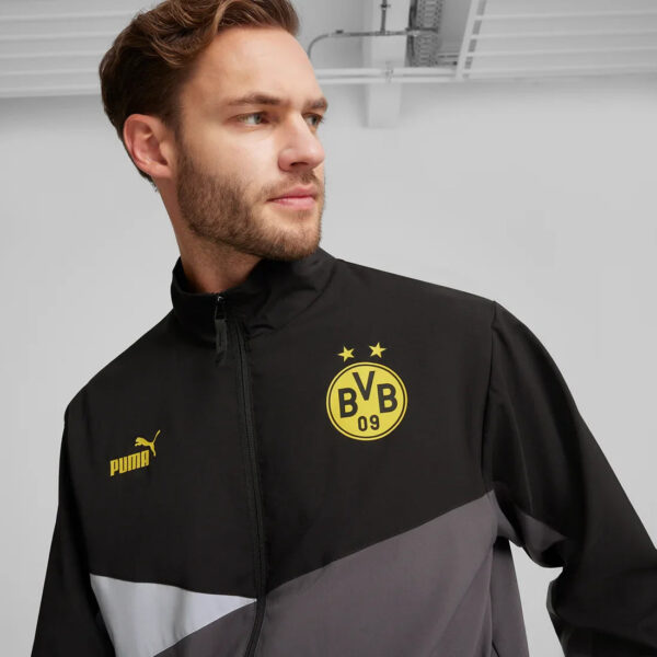 Veste Borussia Dortmund Woven Homme 2023/24 Noir ( BVB ) - Image 3
