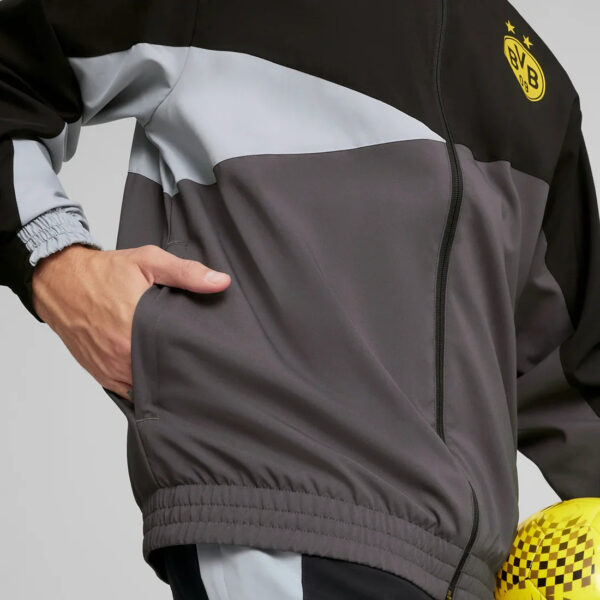 Veste Borussia Dortmund Woven Homme 2023/24 Noir ( BVB ) - Image 6