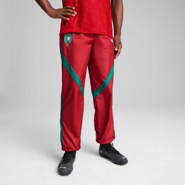 Pantalon Maroc Pre-match Homme 2025 Rouge - Image 3