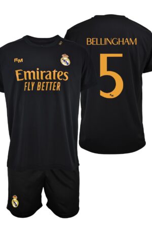 Kit Real Madrid Junior Third Bellingham 2023/24 Replica