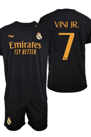 Kit Real Madrid Junior Third Vini Jr. 2023/24 Replica ( Vinícius Júnior )