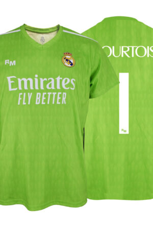 Maillot Real Madrid Homme Gardien Domicile Courtois 2023/24 Replica