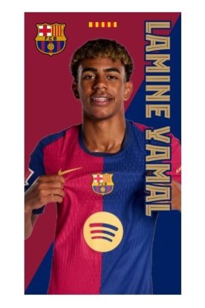Serviette / Drap de Bain FC Barcelona Lamine Yamal 140x70 cm Smile