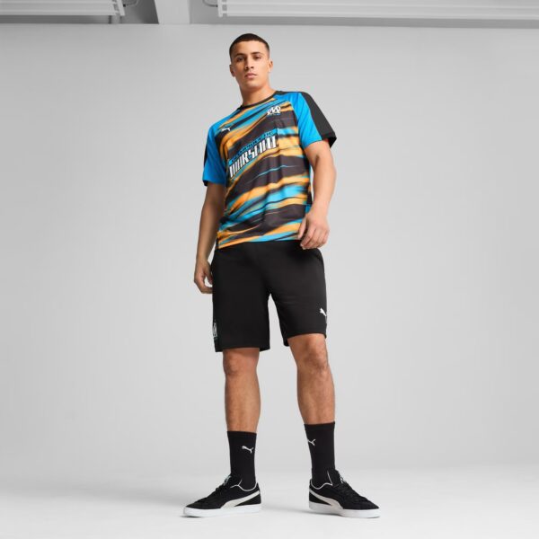 Short OM Training Faster Homme 2025 Noir/Bleu/Orange - Image 7