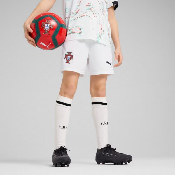 Short Portugal Extérieur Junior 2025/26 Blanc - Image 2