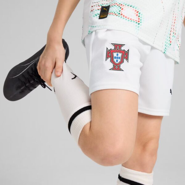 Short Portugal Extérieur Junior 2025/26 Blanc - Image 3
