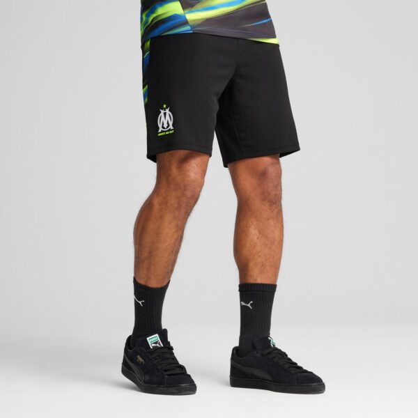 Short OM Training Faster Homme 2025 Noir/Bleu/Vert - Image 2