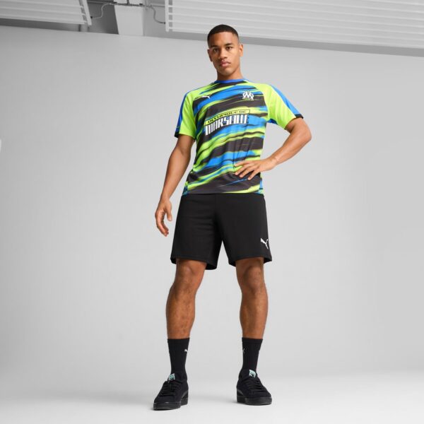 Short OM Training Faster Homme 2025 Noir/Bleu/Vert - Image 4