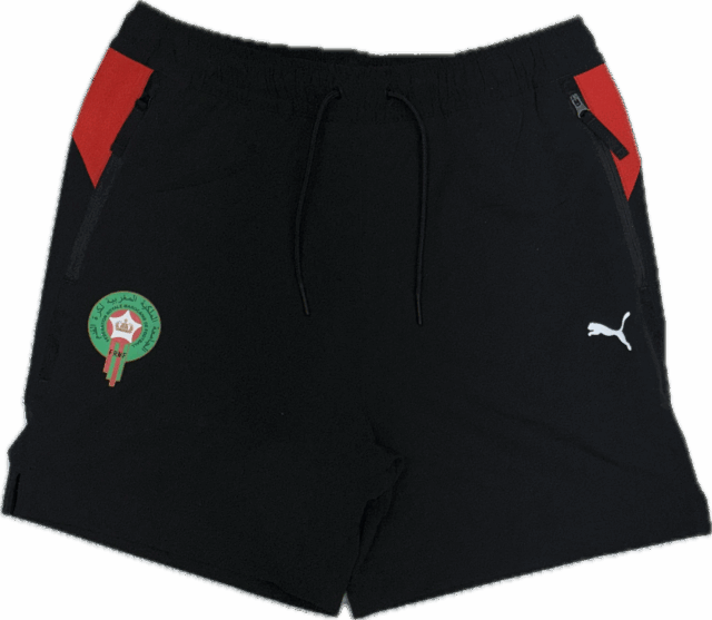 Short Maroc PUMATECH Homme 2024/25 Noir