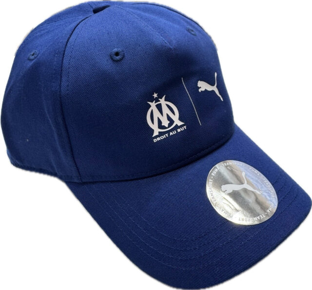 Casquette OM Fan Adulte Puma 2024 Bleu