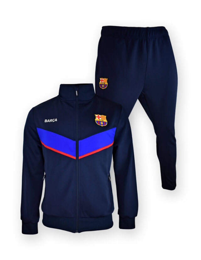 Survêtement Entier FC Barcelone Junior 2025 - 2026 Bleu Nuit