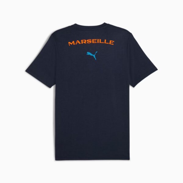 T-shirt OM Casuals Homme 2024/25 Bleu Nuit - Image 3