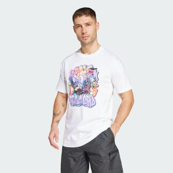 T-shirt Real Madrid ADN 2025 Blanc - Image 3