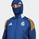 Top Real Madrid Training Winter Tiro 24 Homme 2024/25 Bleu Nuit
