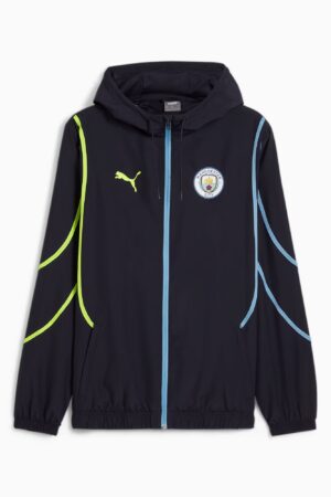 Veste à Capuche Manchester City Pre-match Homme 2024/25 Bleu