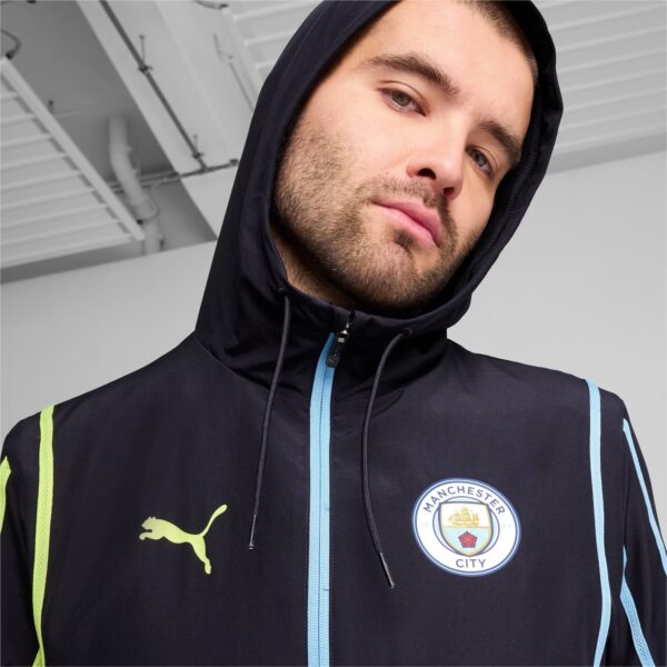 Veste à Capuche Manchester City Pre-match Homme 2024/25 Bleu - Image 4