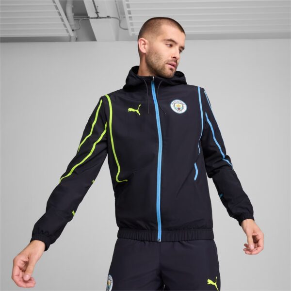 Veste à Capuche Manchester City Pre-match Homme 2024/25 Bleu - Image 2