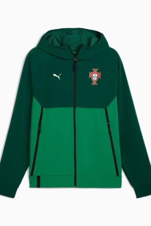 Veste à Capuche Portugal PUMATECH Homme 2025/26 Vert