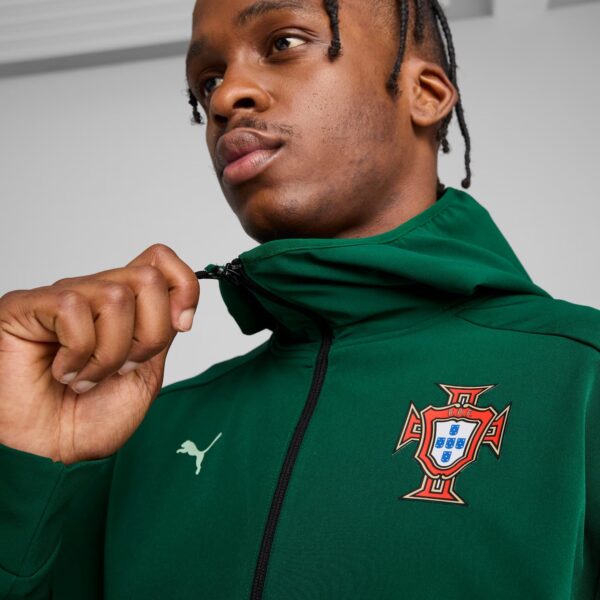 Veste à Capuche Portugal PUMATECH Homme 2025/26 Vert - Image 3