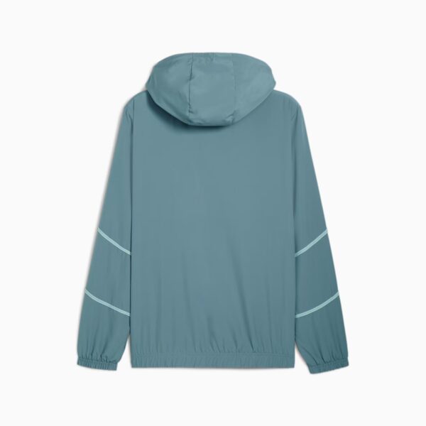 Veste à Capuche OM Pre-match Homme 2024/25 Bleu-Vert - Image 4