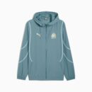 Veste à Capuche OM Pre-match Homme 2024/25 Bleu-Vert