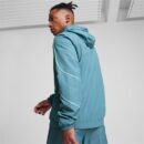Veste à Capuche OM Pre-match Homme 2024/25 Bleu-Vert