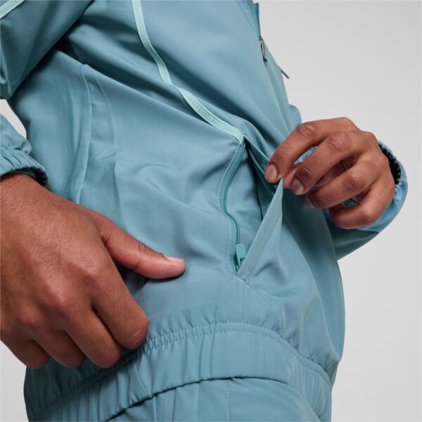 Veste à Capuche OM Pre-match Homme 2024/25 Bleu-Vert - Image 7