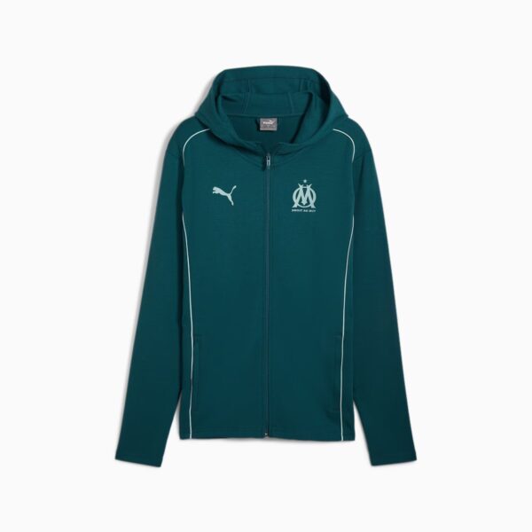 Veste à Capuche OM Casuals Homme 2024/25 Bleu