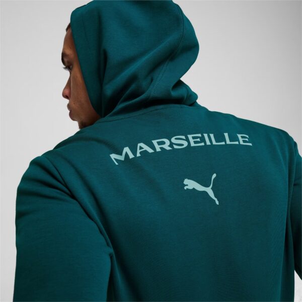Veste à Capuche OM Casuals Homme 2024/25 Bleu - Image 3