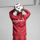 Veste Maroc Pre-match Homme 2025 Rouge